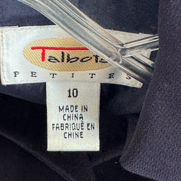 Talbots Tailored Classic Slate Blue Jacket Blazer 10 Petite - Picture 2 of 8